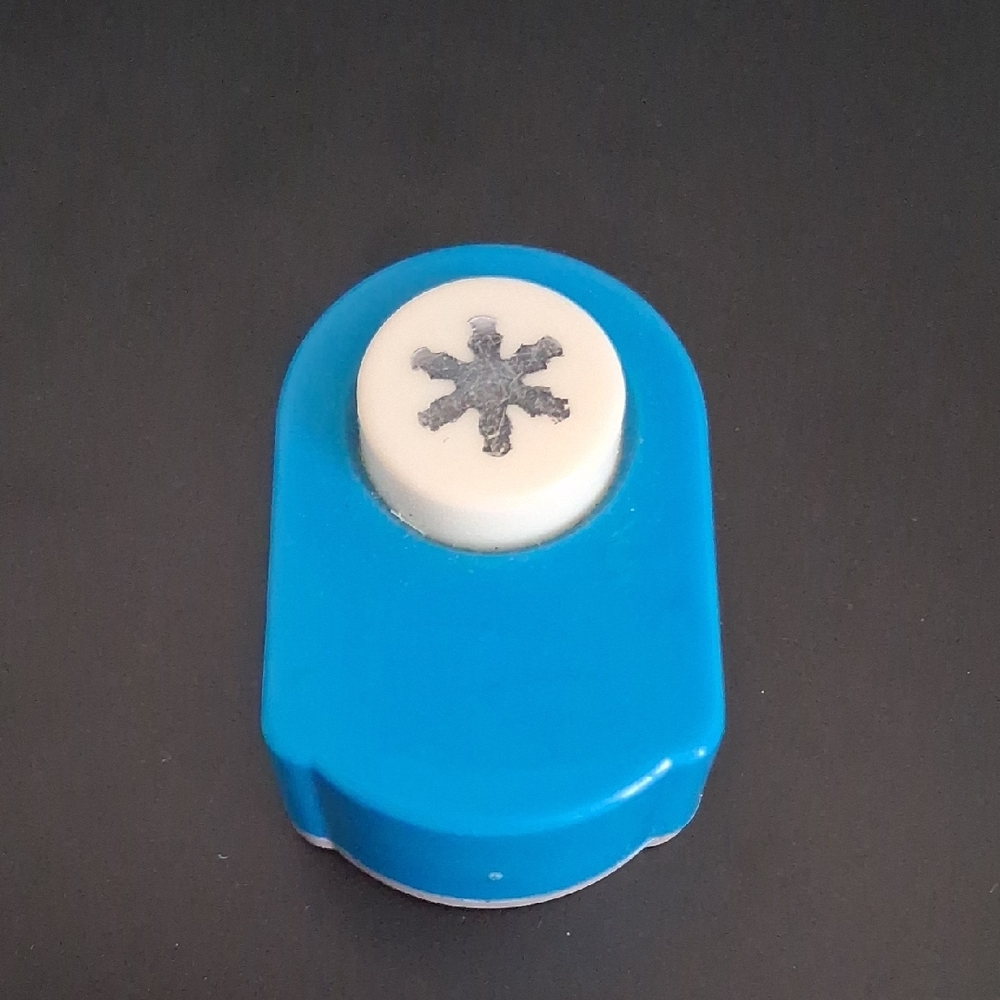 Blue Craft Punch with Snowflake Design